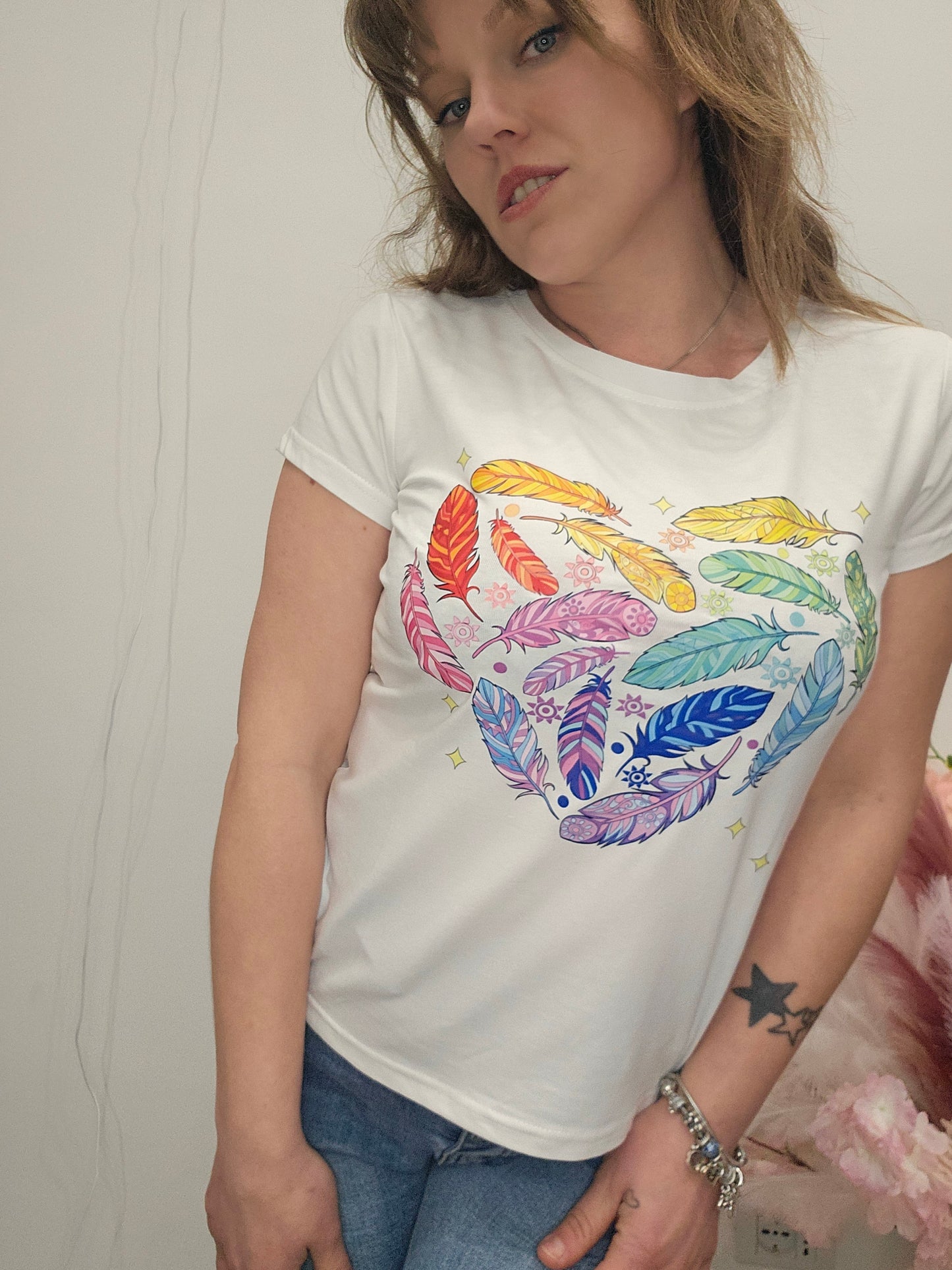 T-shirt Plume