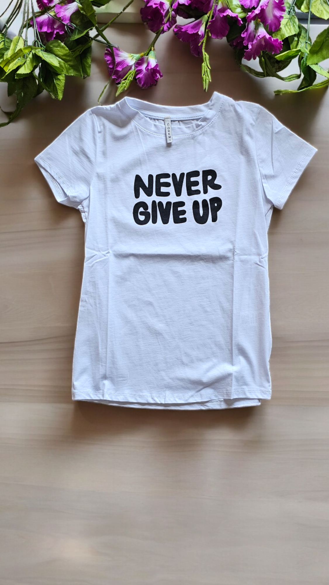 T-shirt Never give up (